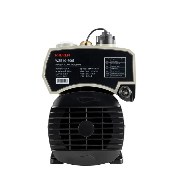 220v 0.5HP 400w Motor Booster Pump