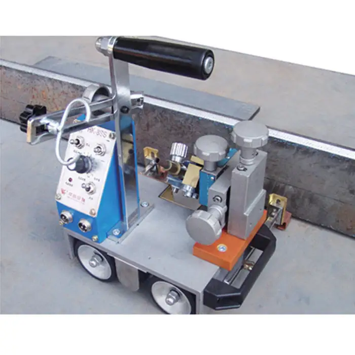 HK-8SS Manual Angle Welder Magnetic Fillet & Corner Welding Machine with MIG Trolley