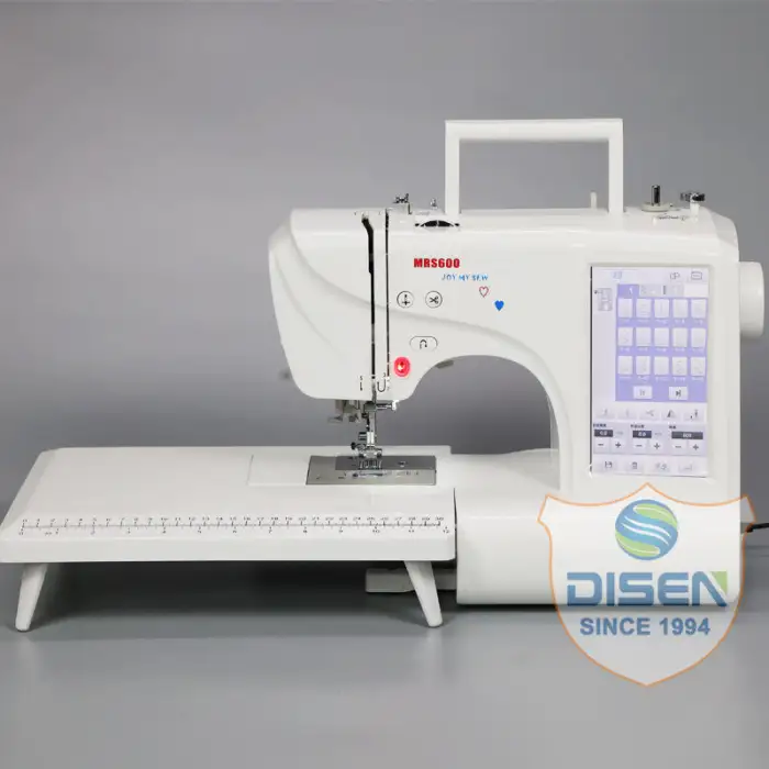 Small Automatic Home Sewing Embroidery Machine One Head Computerized Pattern Flat-Bed Plastic Metal Motor