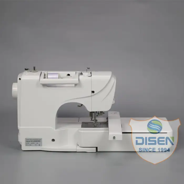 Small Automatic Home Sewing Embroidery Machine One Head Computerized Pattern Flat-Bed Plastic Metal Motor