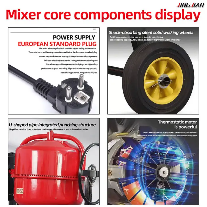 Mini Electric Self-Loading Concrete Mixer Pump Truck Self-Loading Concrete Mixer Machines