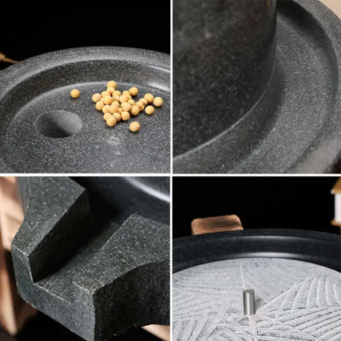 Stone Milling Machine for Flour Tahini Spice Matcha Peanut Butter with Gear Core Components