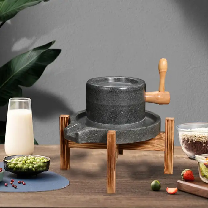 Stone Milling Machine for Flour Tahini Spice Matcha Peanut Butter with Gear Core Components