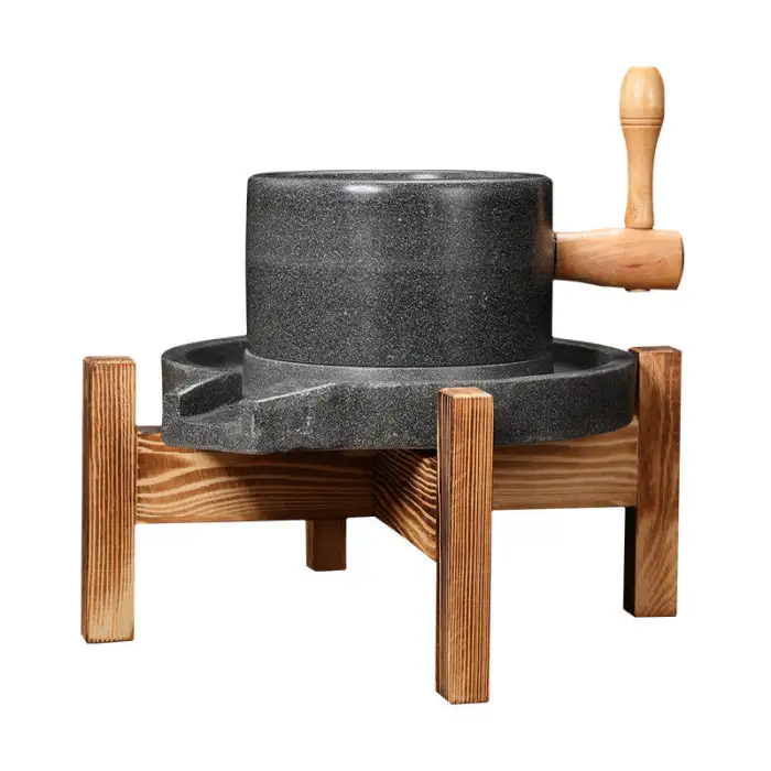 Stone Milling Machine for Flour Tahini Spice Matcha Peanut Butter with Gear Core Components