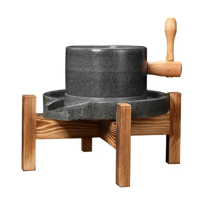 Stone Milling Machine for Flour Tahini Spice Matcha Peanut Butter with Gear Core Components