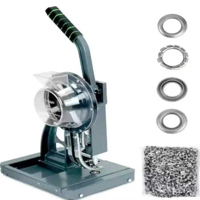 Semi Auto Metal Rings Eyelet Punching Machine