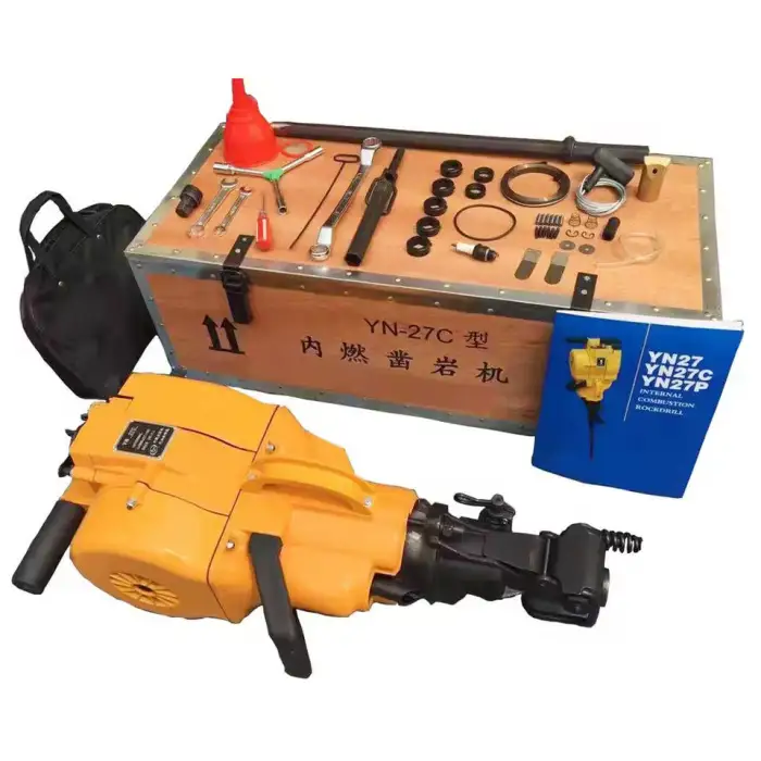 Petrol/Diesel Rock Drill Machine Handheld Jumbolter Roof Bolter Core Drilling Rig with Essential Motor Component