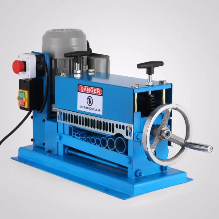 Waste Wire Cable Porous Electric Wire Stripping Machine Automatic Copper Wire Stripping Machine