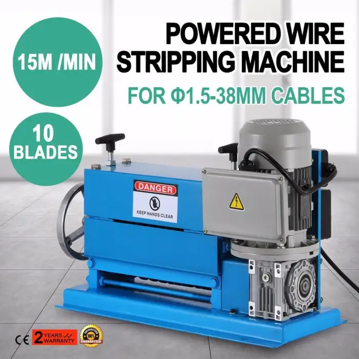Waste Wire Cable Porous Electric Wire Stripping Machine Automatic Copper Wire Stripping Machine