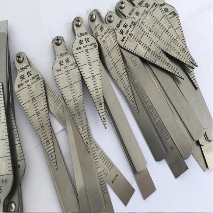 Railway Inspection Tools Stainless Steel Feeler Gauge and Joint Gap Measuring Gauge