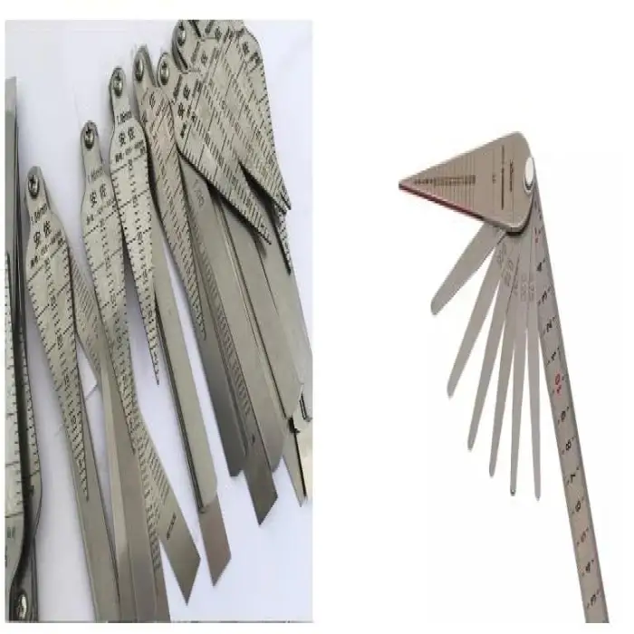 Railway Inspection Tools Stainless Steel Feeler Gauge and Joint Gap Measuring Gauge