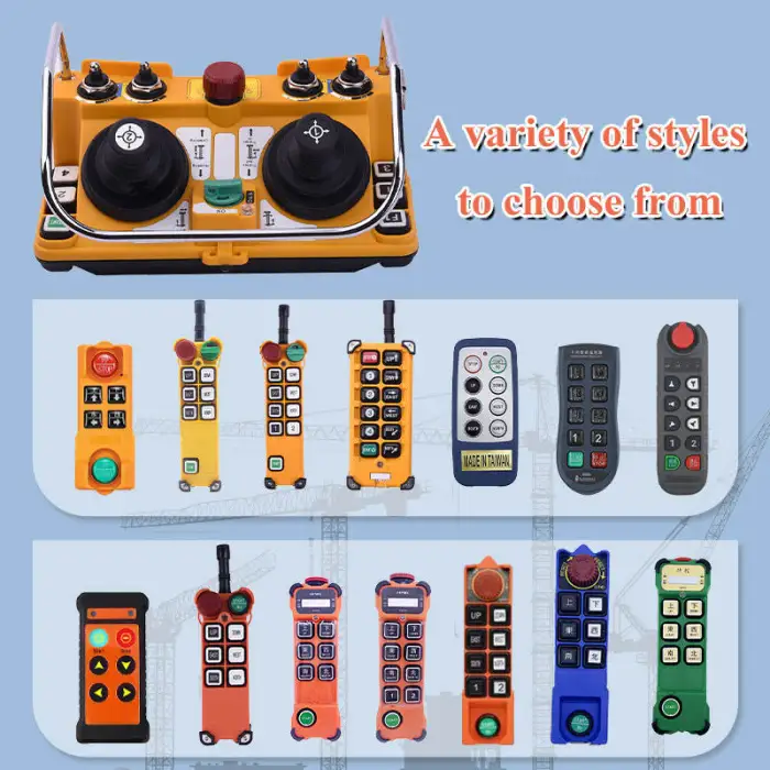 JYRDI F24-60 Multi-function Engineering Joystick Remote Control for Industrial Crane