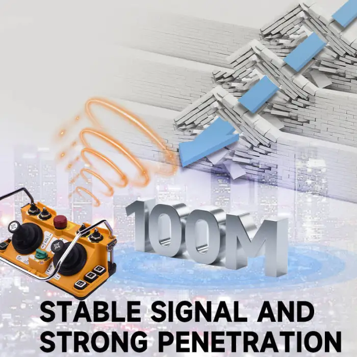 JYRDI F24-60 Multi-function Engineering Joystick Remote Control for Industrial Crane