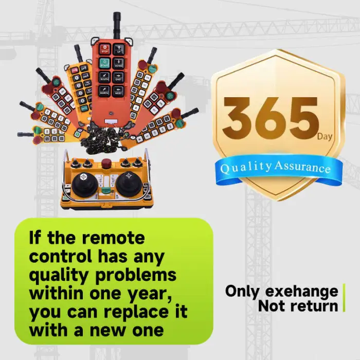 JYRDI F24-60 Multi-function Engineering Joystick Remote Control for Industrial Crane