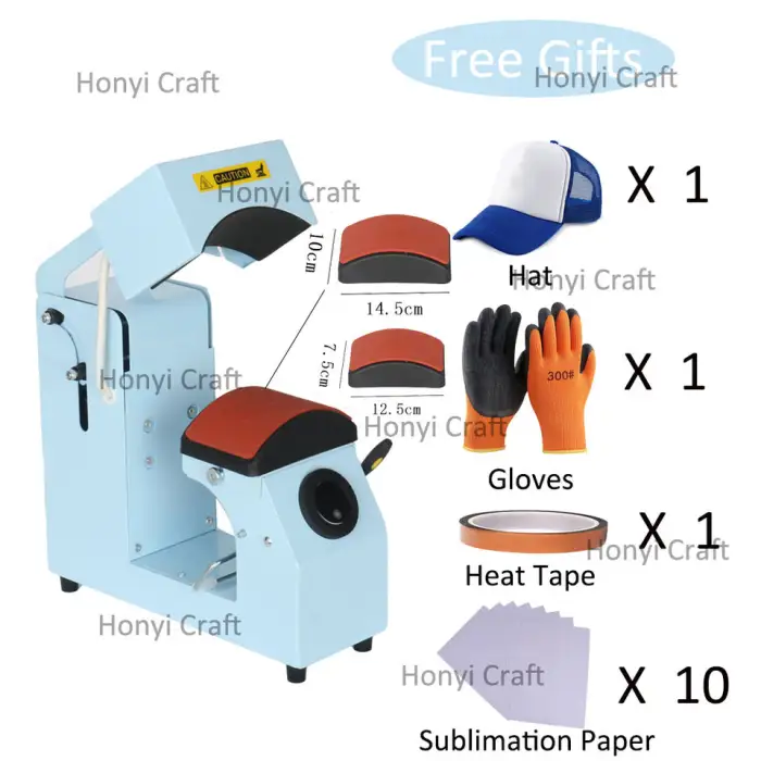 Electric Cap Printing Heat Press Machine 2 in 1 Automatic Sublimation Printing Machine