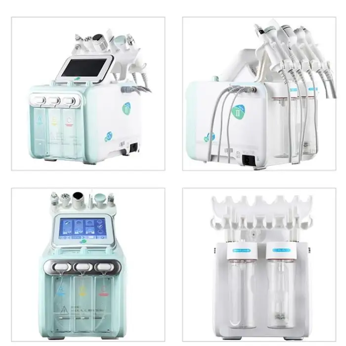 6 in 1 Multifunction Water Facial Spa Cleaning Peeling Oxygen Skin Tightening Microdermabrasion Hydra Machine