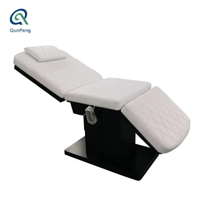 Luxury Modern Metal Frame Massage Table Adjustable Beauty Salon Facial Bed Treatment Bed