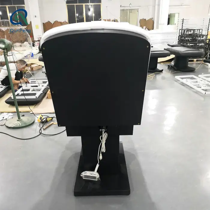 Luxury Modern Metal Frame Massage Table Adjustable Beauty Salon Facial Bed Treatment Bed