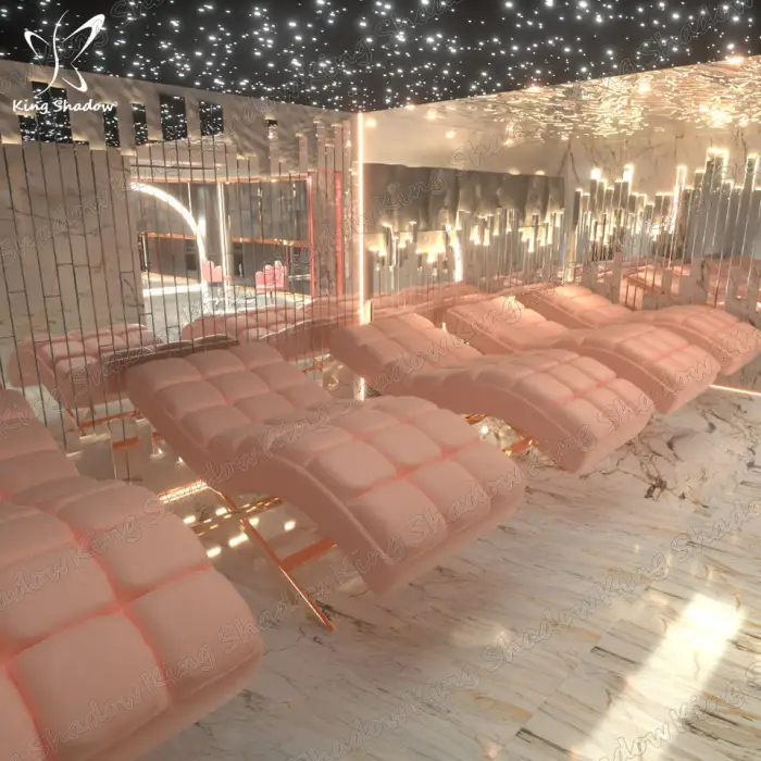 Beauty Massage Table Spa Salon Facial Chair Curve Lash Bed