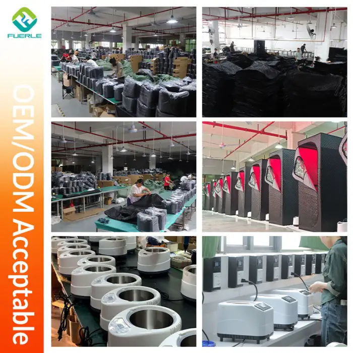 Sauna Full Body Far Infrared Box Home Dry Steam Room Red Light Therapy Sauna Box