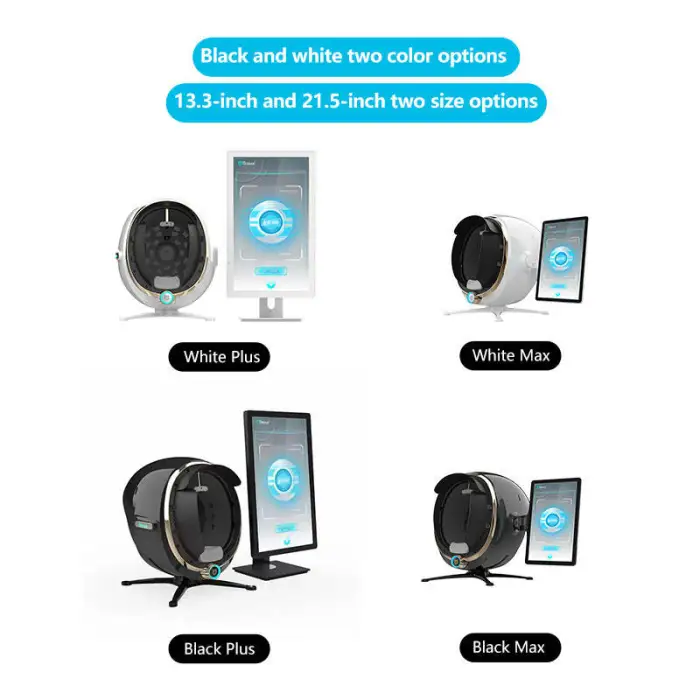 Face Analysis System AI Magic Mirror Skin Tester Analyzer Scanner 3D Facial Analysis Machine