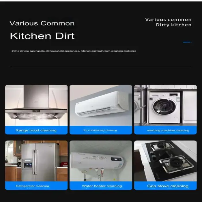 High-Temperature Portable Electric Air Conditioner Steam Cleaning Machine for Home & Commercial Use for Restaurant & Hotel