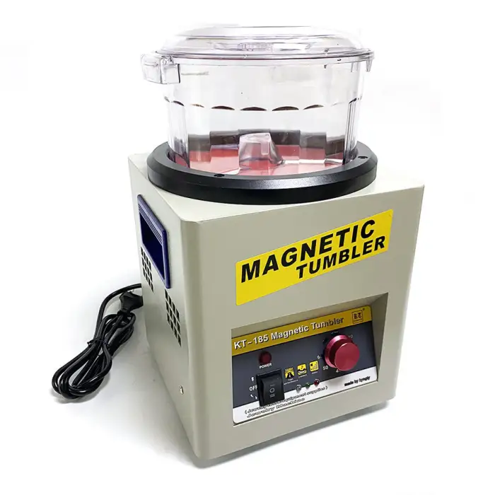 Mini Jewelry Polishing Machine Gold Silver Copper Magnetic Polishing Machine KT-185