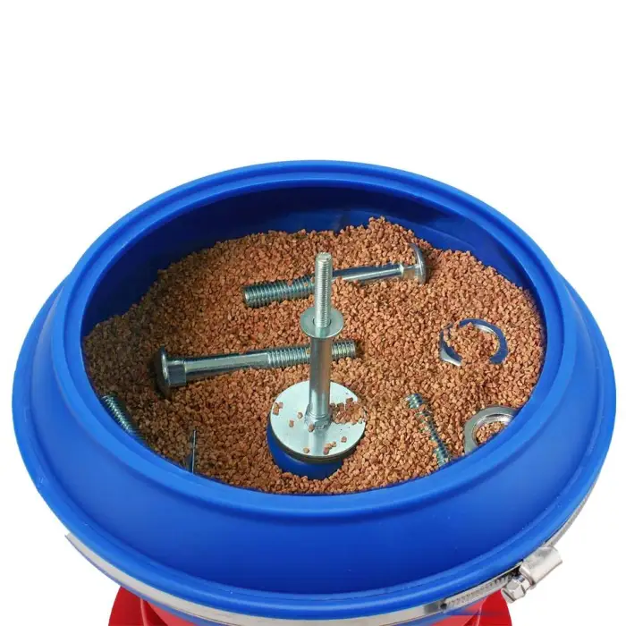 3kg Capacity Pu Rubber Barrel Vibrating Polisher Vibratory Polishing Machine Metal Polishing Machine for Jewelry Gemstone Rock