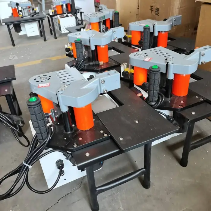 Mini Automatic Manual Woodworking Portable Edge Banding Machine Curve Straight Furniture Pvc Plywood Edge Bander Machine