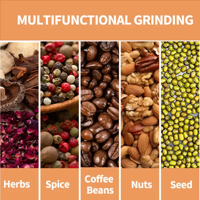 5000g Commercial Heavy Duty Rice Corn Flour Mill Food Cereal Spices Grinder Grinding Machine for Kitchen