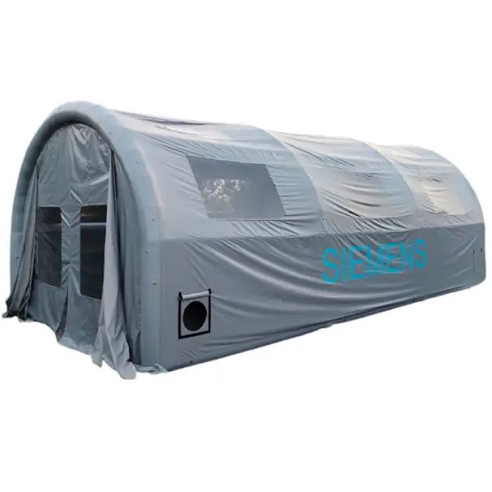Outdoor Giant Inflatable Spray Tent air Tight Grey Inflatable Car Wash Booth for Car Painting
