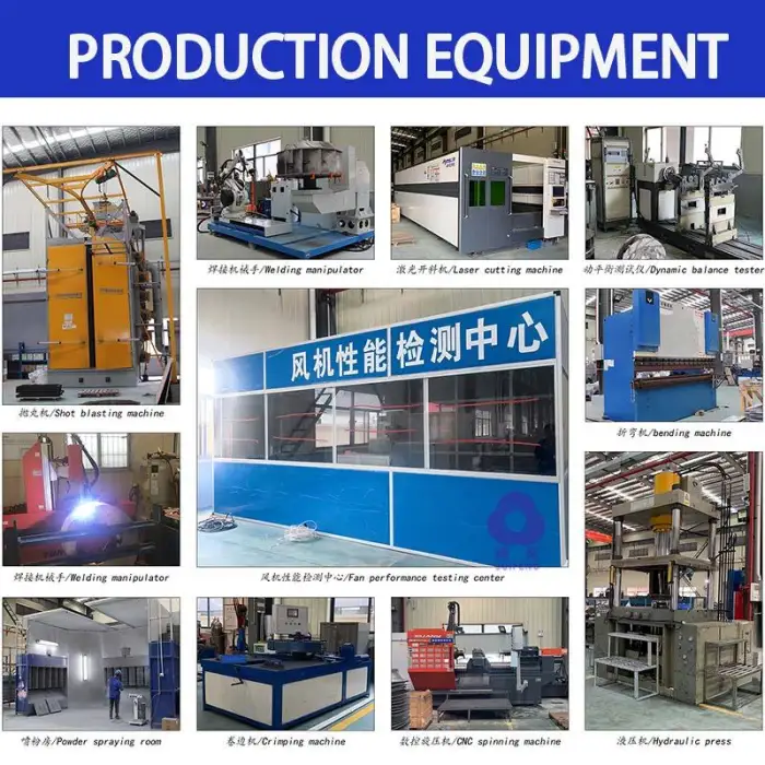 Free Standing Industrial 4-72 Centrifugal Fan Customizable ODM & OEM Support for Dust Removal and Induced Draft Spray Booth