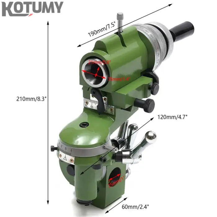 U2 Universal Sharpener Grinding Grinder Tool for Milling Cutter Drill Cutter Holder Universal for Machinery Industrial Equipment