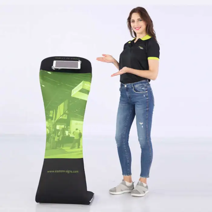 360 Photo Booth Interactive Tablet PC Kiosk Stand Trade Show AdvertisingiPad Display Stand