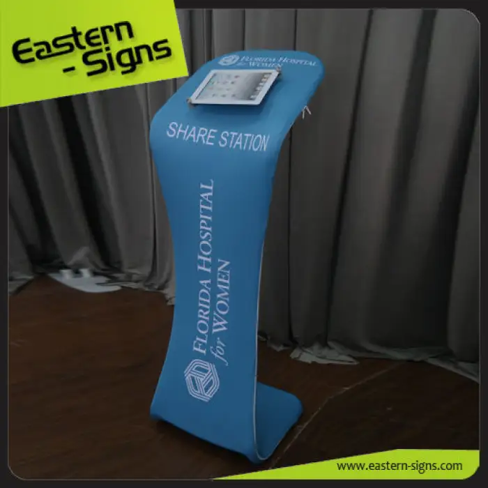 360 Photo Booth Interactive Tablet PC Kiosk Stand Trade Show AdvertisingiPad Display Stand