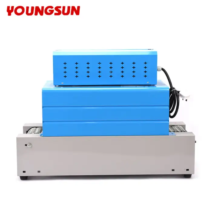 YOUNGSUN BS-2015 Automatic Small PVC /POF Film Heat Tunnel Shrink Packing Sleeve Label Wrapping Machine