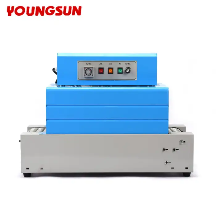 YOUNGSUN BS-2015 Automatic Small PVC /POF Film Heat Tunnel Shrink Packing Sleeve Label Wrapping Machine