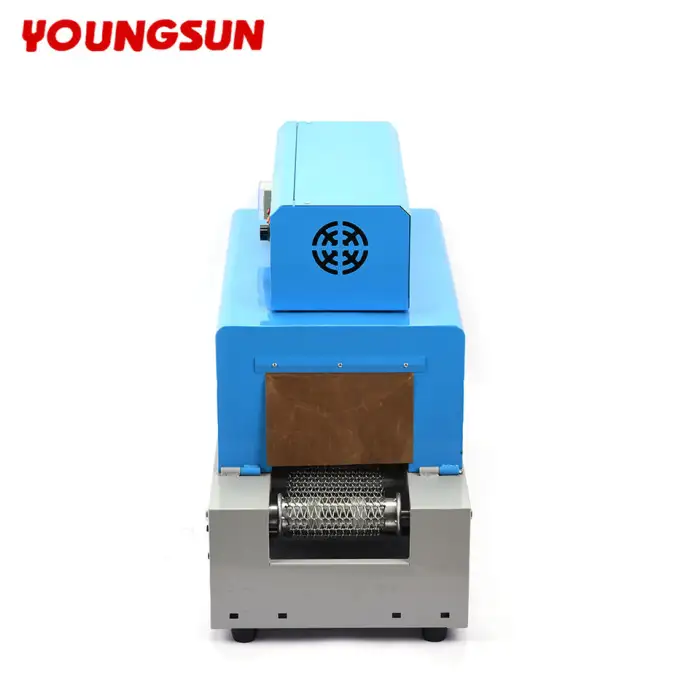 YOUNGSUN BS-2015 Automatic Small PVC /POF Film Heat Tunnel Shrink Packing Sleeve Label Wrapping Machine