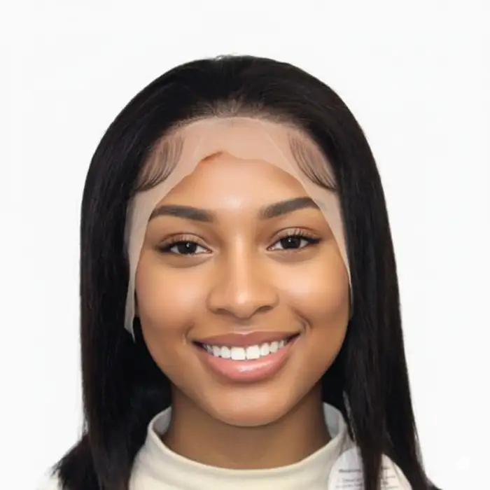 NEWTOP BOBO STW 12" 13x4 lace Natural real hair wig