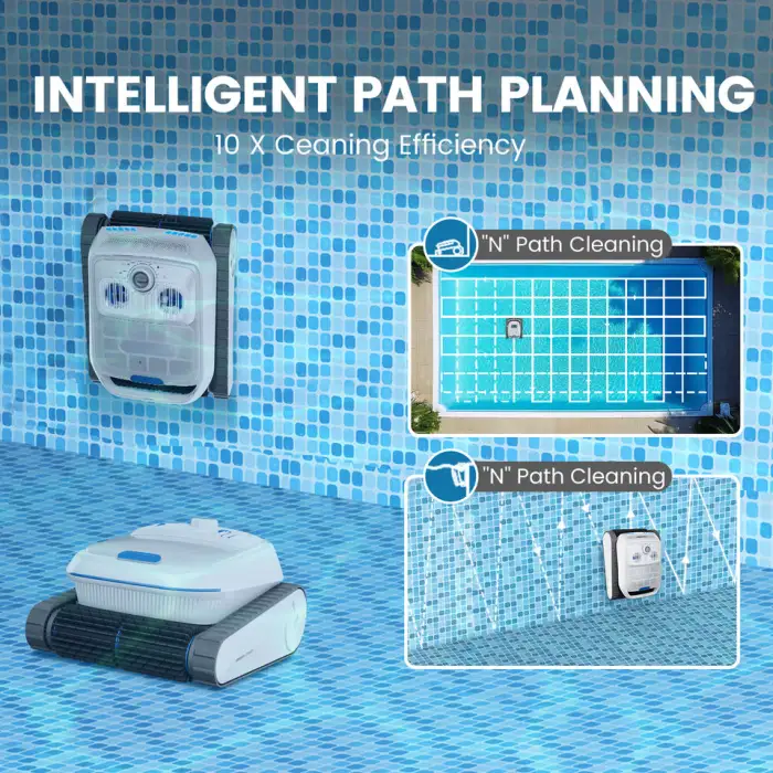 AIRROBO APP Control Robot Pool Robotic Automatic Machine Cordless Cleaning Tools Skimmer Swimming Vacuum Robot Pool Cleaner