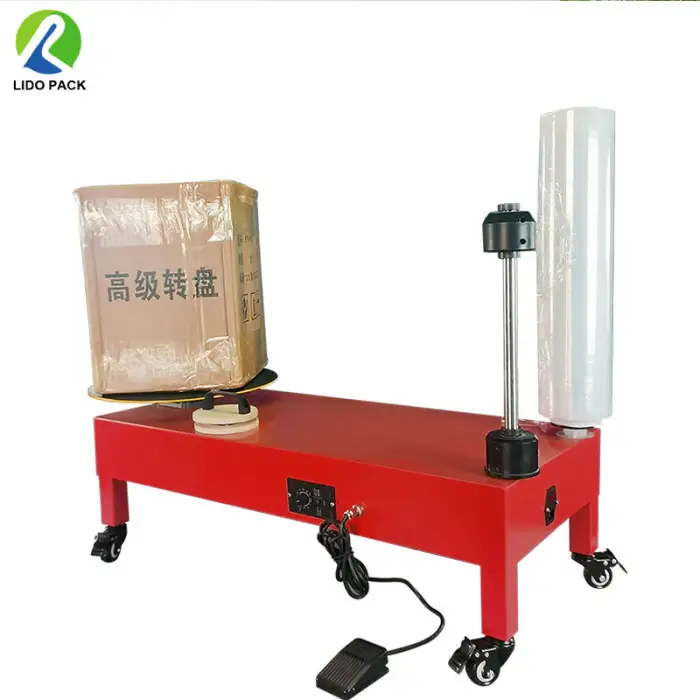 Mini Type Easy Operate Electric Carton Box /case/pallet /goods Wrapping Machine