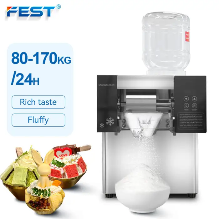 Ice Cream Maker Snow Snoway Flakes Bingsu Milk Ice Machine Vending Machine Supplier