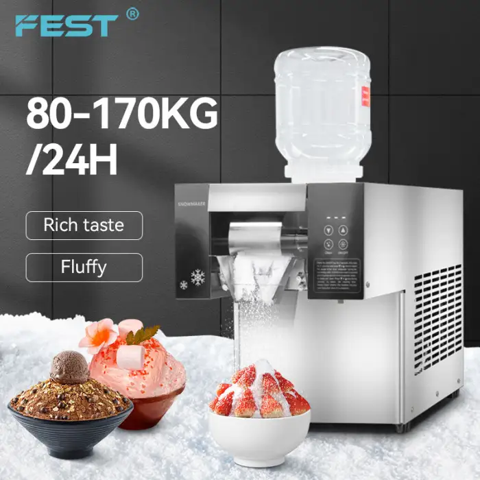 Ice Cream Maker Snow Snoway Flakes Bingsu Milk Ice Machine Vending Machine Supplier