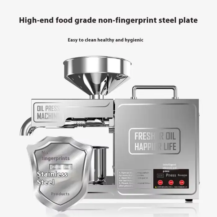 Sellers' Automatic Cold & Pressing Machine Coconut Oil & Peanut Oil Extraction Presser