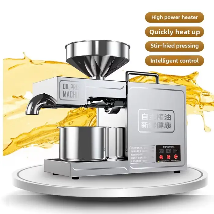 Sellers' Automatic Cold & Pressing Machine Coconut Oil & Peanut Oil Extraction Presser