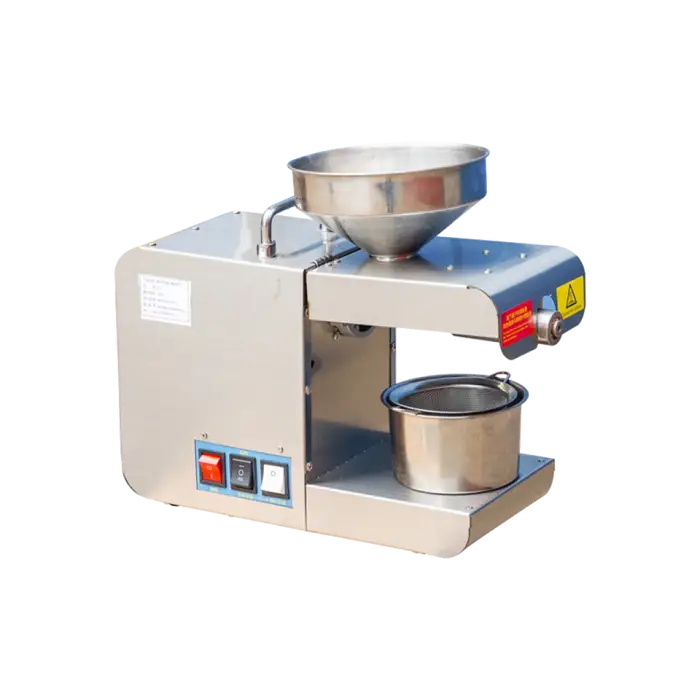 Automatic Mini Stainless Steel Household Oil Presser Multifunctional Natural Cold Oil Expeller for Used Manufacturing Plant