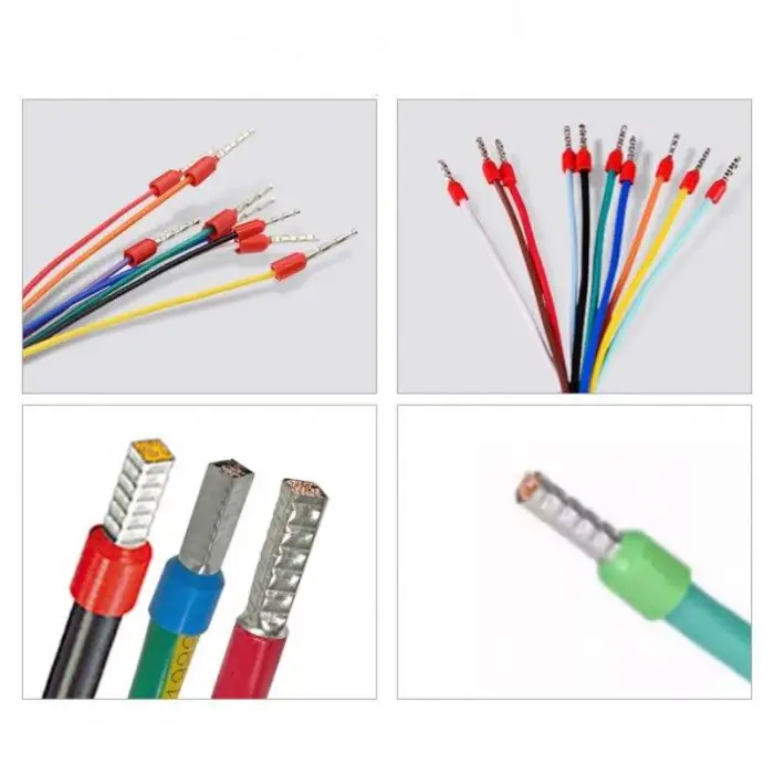 Terminal Bootlace Ferrule Machine Inserting and Terminal Crimping Machine Terminal Applicator Wire Cable Stripping Twisting