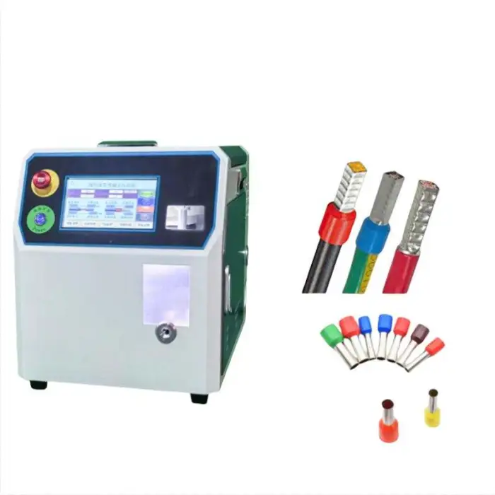 Terminal Bootlace Ferrule Machine Inserting and Terminal Crimping Machine Terminal Applicator Wire Cable Stripping Twisting