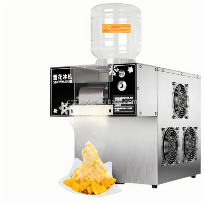 Snowflake Cheese Equipment and Fresh Milk Ice Making Machines Ice Cream Churn