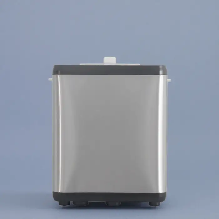 Ice Cream Maker Machine Automatic with LCD Display Electric Gelato Maker No Pre-freezing Stainless Steel